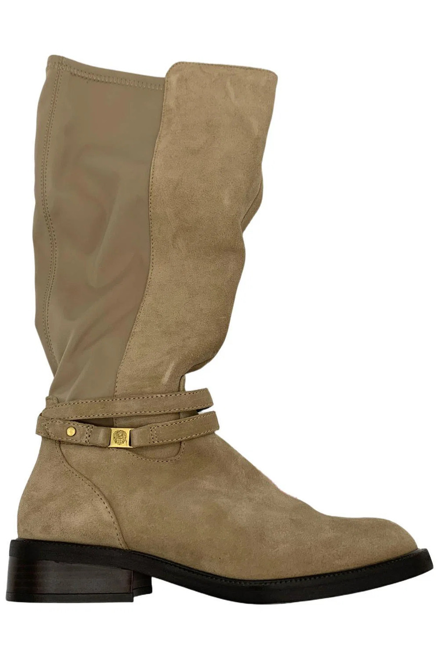 Vince Camuto Women's Amabel Extra Wide Calf Suede Tall Boot Tortilla - Wide